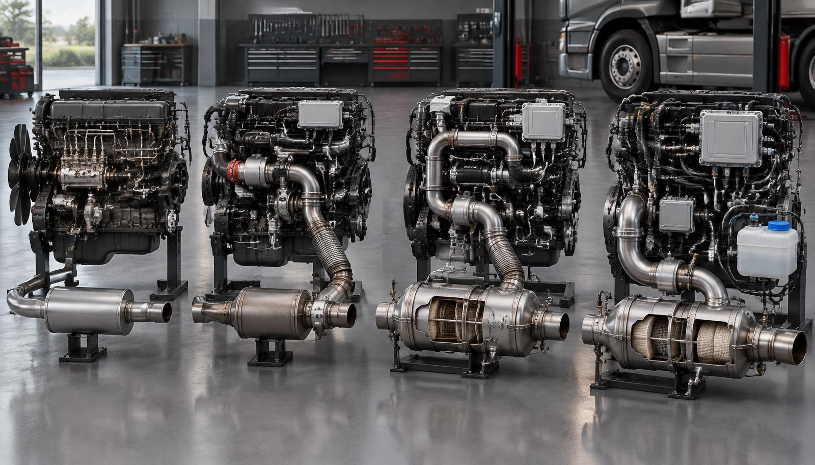 Evolução dos motores diesel e dos sistemas de pós-tratamento